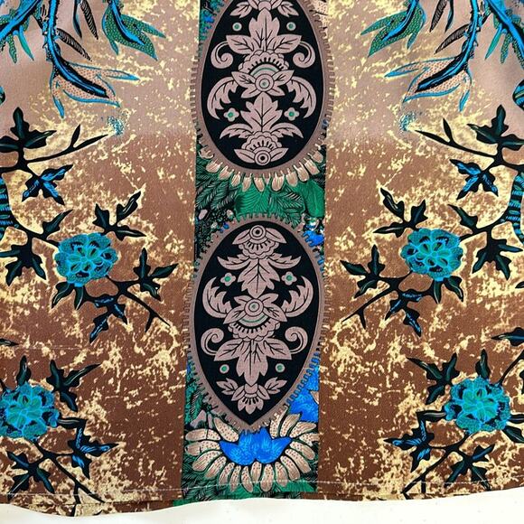 Citron Santa Monica 100% Silk Sleeveless Tank Top Blouse Abstract Lagenlook MP - Picture 9 of 10